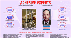 Desktop Screenshot of adhesiveexperts.com